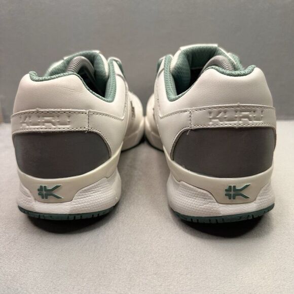 Womens Sz 11.5 KURU Kinetic 2.0 Shoes White/Teal Anti-Slip Work Support Sneakers - Picture 4 of 9